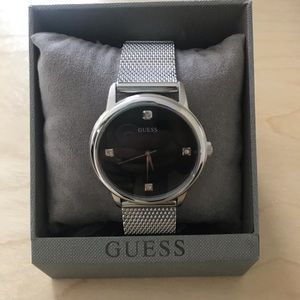 Guess Silver Chain Link Watch